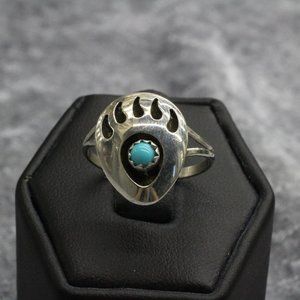 Bear Paw, sterling silver ring